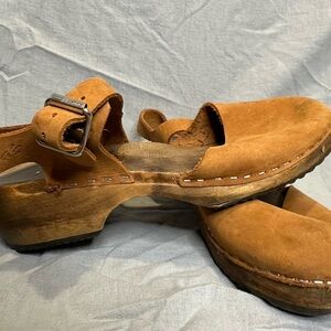 Lotta From Stockholm Brown Suede Mules